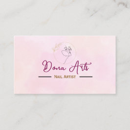 Nail Artist Affärskorts Visitkort