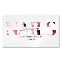 Nail Artist Elegant Blommigt White Rosa Manicurist