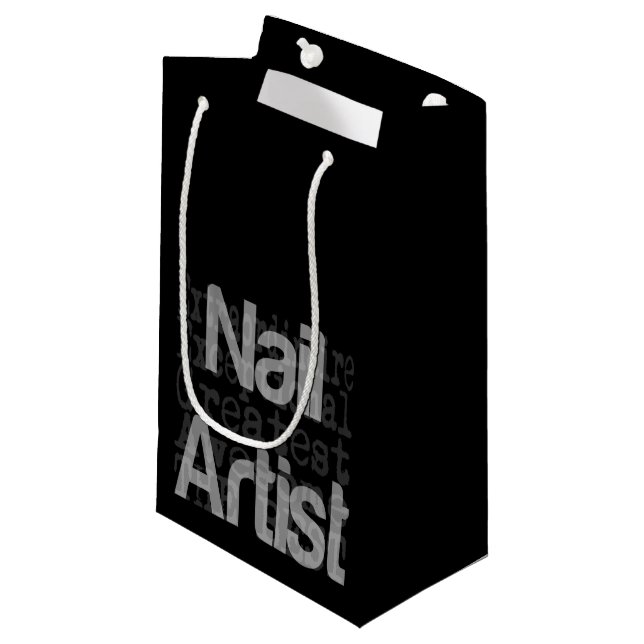 Nail Artist Extraordinaire Small Gift Bag (Framsidan Vinklad)