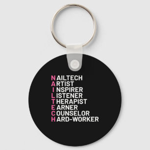 Nail Artist Inspirer Nyckelring