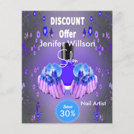 Nail Artist Salon Flygblad
