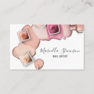 Nail Artist Salon Polska Modern Visitkort