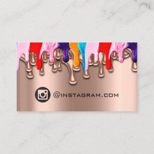 Nail Artist Studio driver Ro Vax IG Social Makeup Visitkort