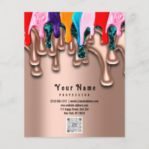 Nail Artist Studio driver upp Vax-uppbyggnadsprise Flygblad
