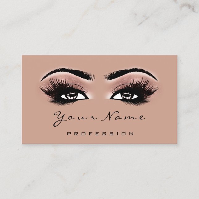 Nail Artist Studio Drives Ro Lash Makeup Brows Visitkort (Framsida)
