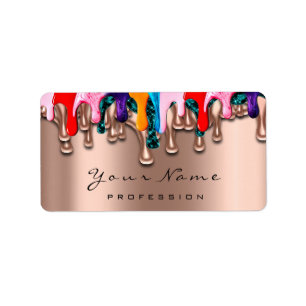 Nail Artist Studio Drives Ro Vax Epilation Skin Adressetikett