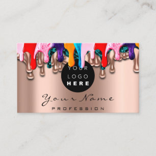 Nail Artist Studio Drives Ro Vax Logotyp Visitkort