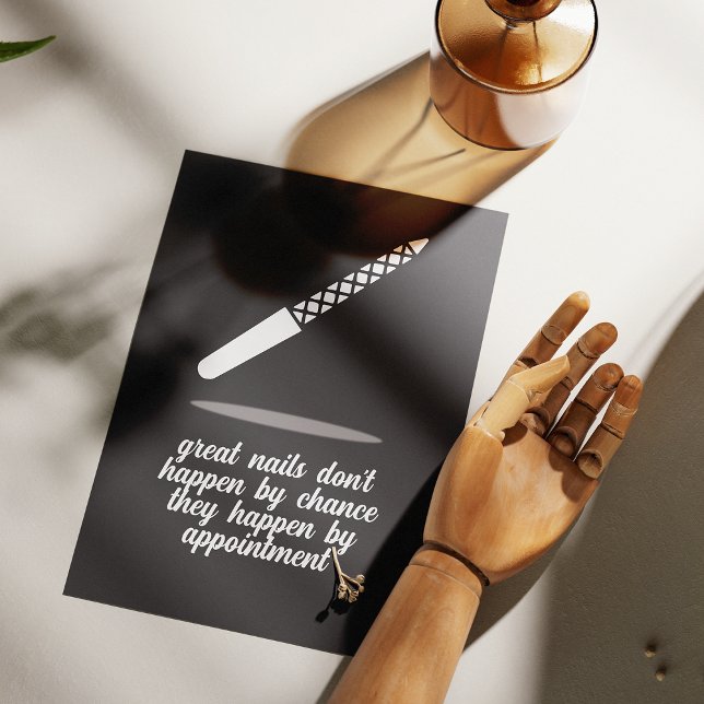 Nail Care Motivation Print Poster (Skapare uppladdad)