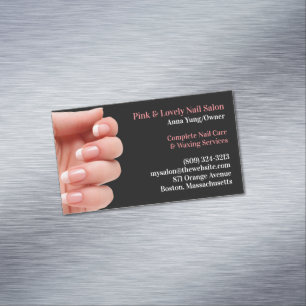 Nail Salon Artist Magnetiska Visitkort