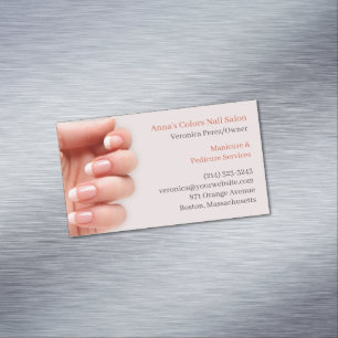 Nail Salon Artist Magnetiska Visitkort