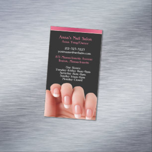 Nail Salon Artist Magnetiska Visitkort