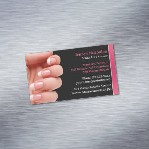 Nail Salon Artist Magnetiska Visitkort