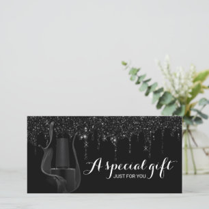Nail Salon Black Glitter Drips Gift-certifikat
