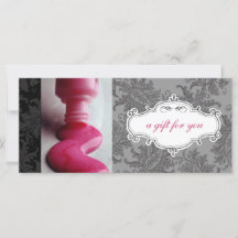 Nail Salon- eller Day Spa Gift-certifikat