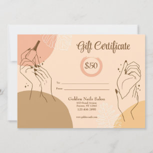 Nail Salon Gift-certifikat