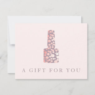 Nail Salon, Mauve Rosa Manicurist Gift Certificate