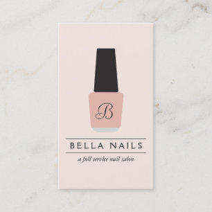 Nail Salon Monogram om Rosa Nagel Polen II Visitkort