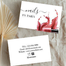 Nail Salon polsk manikurist Visitkort