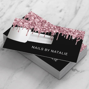Nail Salon Polska Manicurist Ro Guld Drives Visitkort