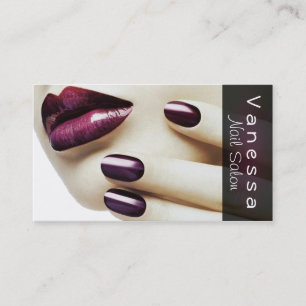 Nail Salon, Spa, Beauty, Cosmetology, Affärskort Visitkort