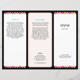 Nail Salon Tri Fold Brochure