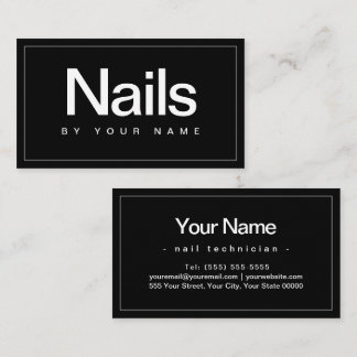 Nail Salon Visitkort