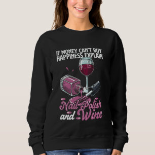 Nail Tech Citat Arbetsuniform Nagellack Vin Om M T Shirt