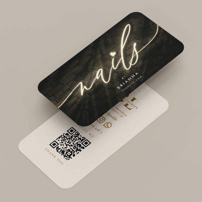 Nail Tech Nail Artist Manicure Specialist Sand Visitkort (Nail Tech Nail Artist Manicure Specialist Sand Business Card

)