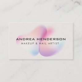 Nail Technician-Affärskort, Nail Artist Makeup Visitkort