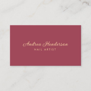 Nail Technician-Affärskort, Nail Artist Makeup Visitkort