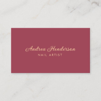 Nail Technician-Affärskort, Nail Artist Makeup Visitkort