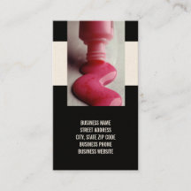 Nail Technician-Affärskort