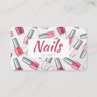 Nail Technician-Affärskort Visitkort