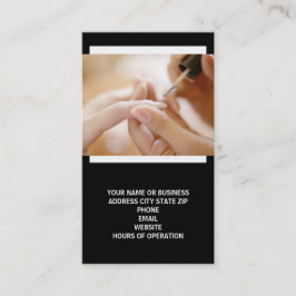 Nail Technician-Affärskort Visitkort