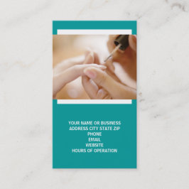 Nail Technician-Affärskort Visitkort