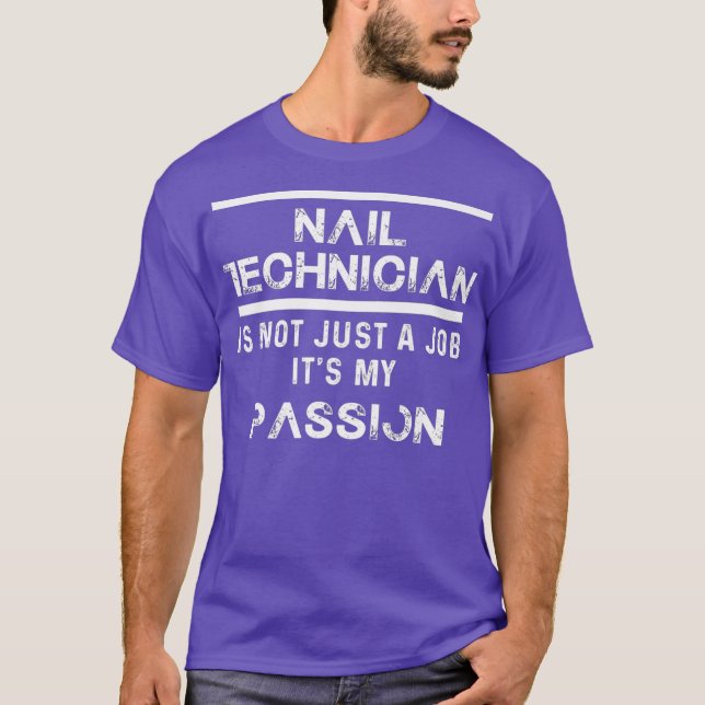 Nail Technician Auktoriserad Nagel Tech Artist _48 T Shirt (Framsida)