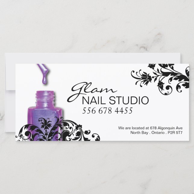 NAIL TECHNICIAN GIFT CERTIFICATE (Framsida)