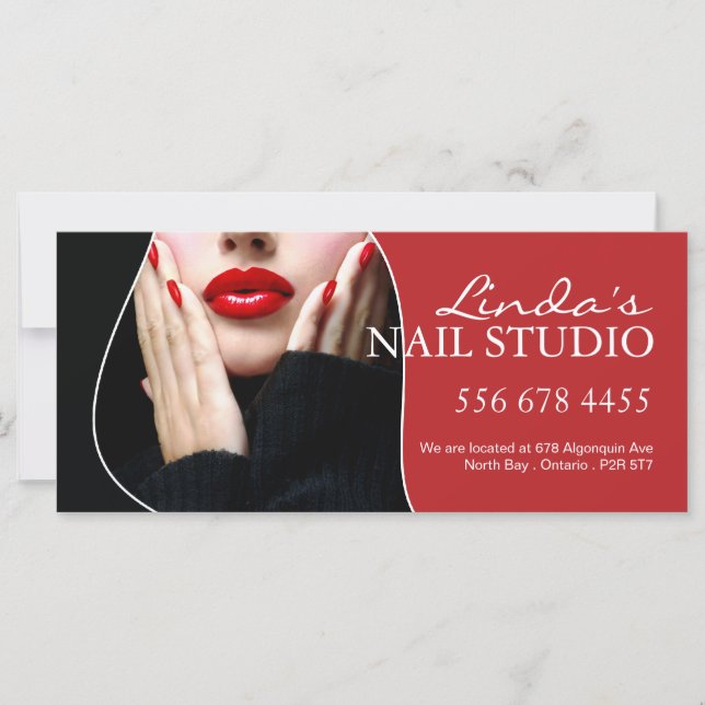 NAIL TECHNICIAN GIFT CERTIFICATE (Framsida)