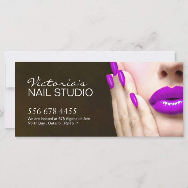 NAIL TECHNICIAN GIFT CERTIFICATE (Framsida)