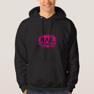 Nail Technician Nagel Tech Artist Manicurist 3 Hoodie