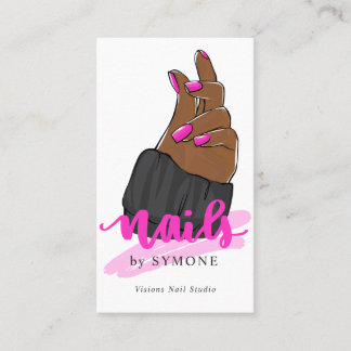 Nail Technician | Nail Artist | Nagel Salon Studio Visitkort