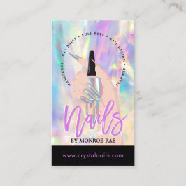 Nail Technician Nail Salon Artist HoloGrapi Busi Visitkort