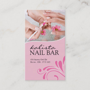 NAIL TECHNICIAN OCH SAP-AFFÄRSKORT VISITKORT