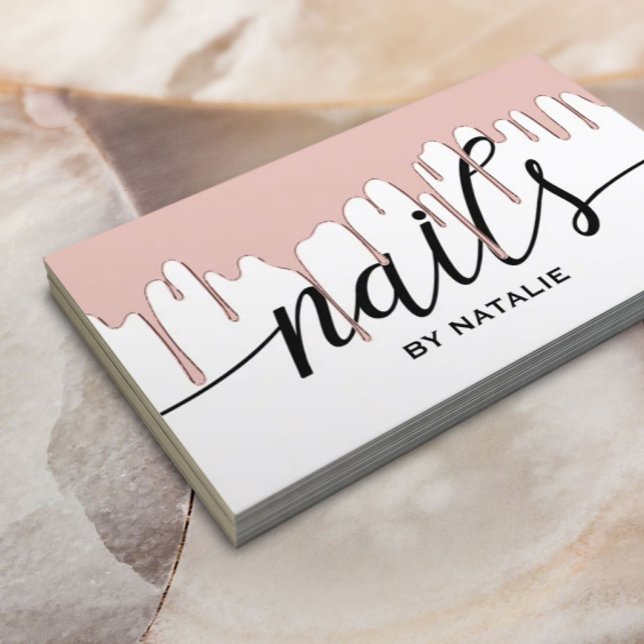 Nail Technician Ro Guld - Dricksmekaniker Visitkort (Skapare uppladdad)