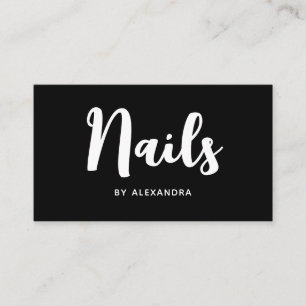 Nail Technician Tech Artist QR Code Social Media Visitkort
