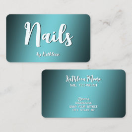 Nail Technician Visitkort