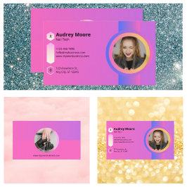 Nail Technician Visitkort