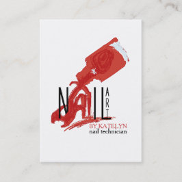 NailArt - Business/Schedule Card Visitkort