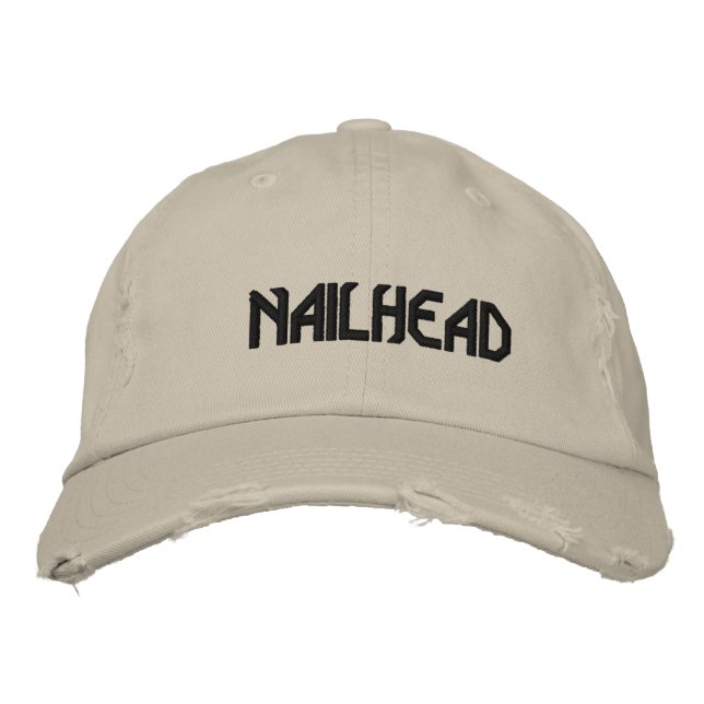 NAILHEAD CAP BRODERAD KEPS (Framsida)