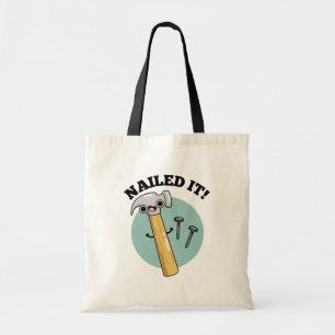 Nailit Den Funny Hammer Nagel Pun Tygkasse